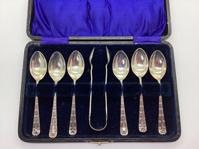 Lot 56 - A Set of Six Edwardian Hallmarked Silver...