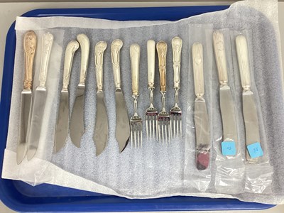 Lot 60 - An Assortment of Hallmarked Silver Handled...