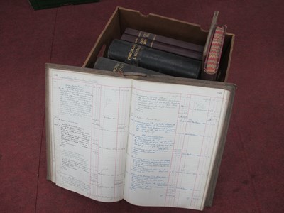 Lot 1402 - Insurance Ledgers, cash books, day book, gilt...