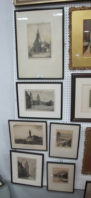 Lot 1442 - Signed Etchings - Matthew Henderson, A. P...