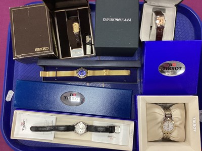 Lot 207 - An Assortment of Ladies Wristwatches, to...