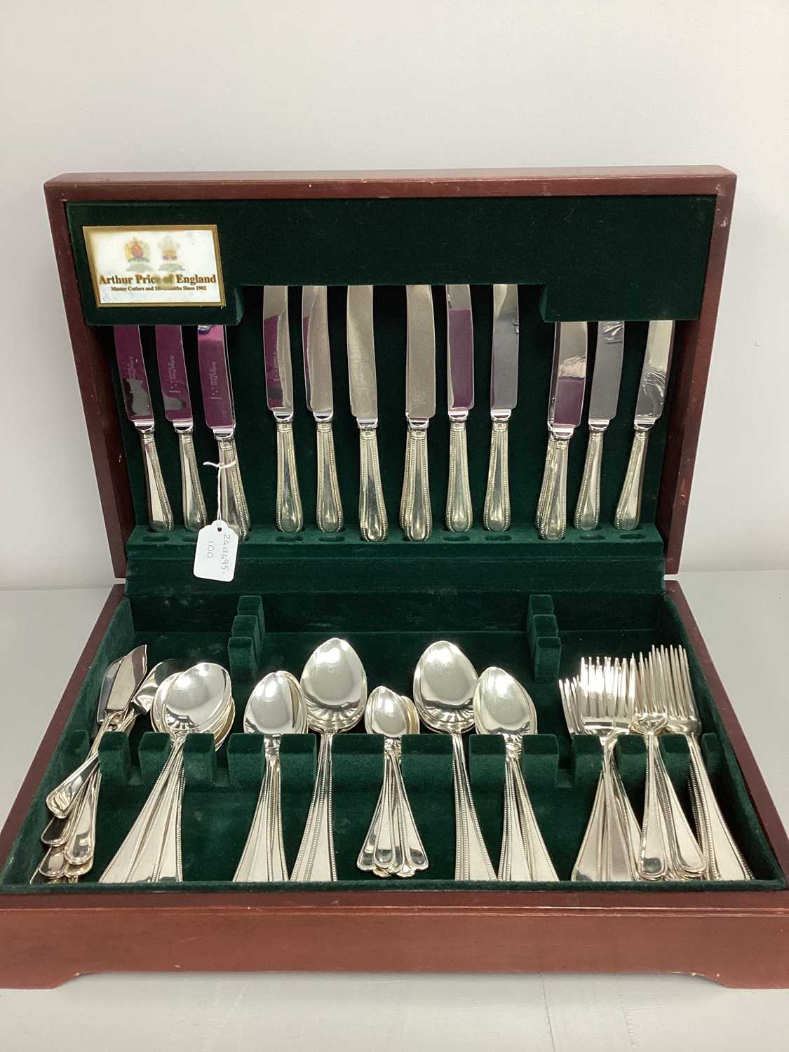 Lot 200 - Arthur Price; An EPNS Part Canteen of Cutlery,...