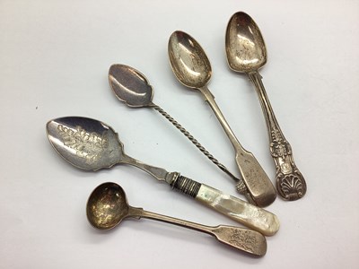 Lot 54 - An Assortment of Vintage Spoons, to include a...