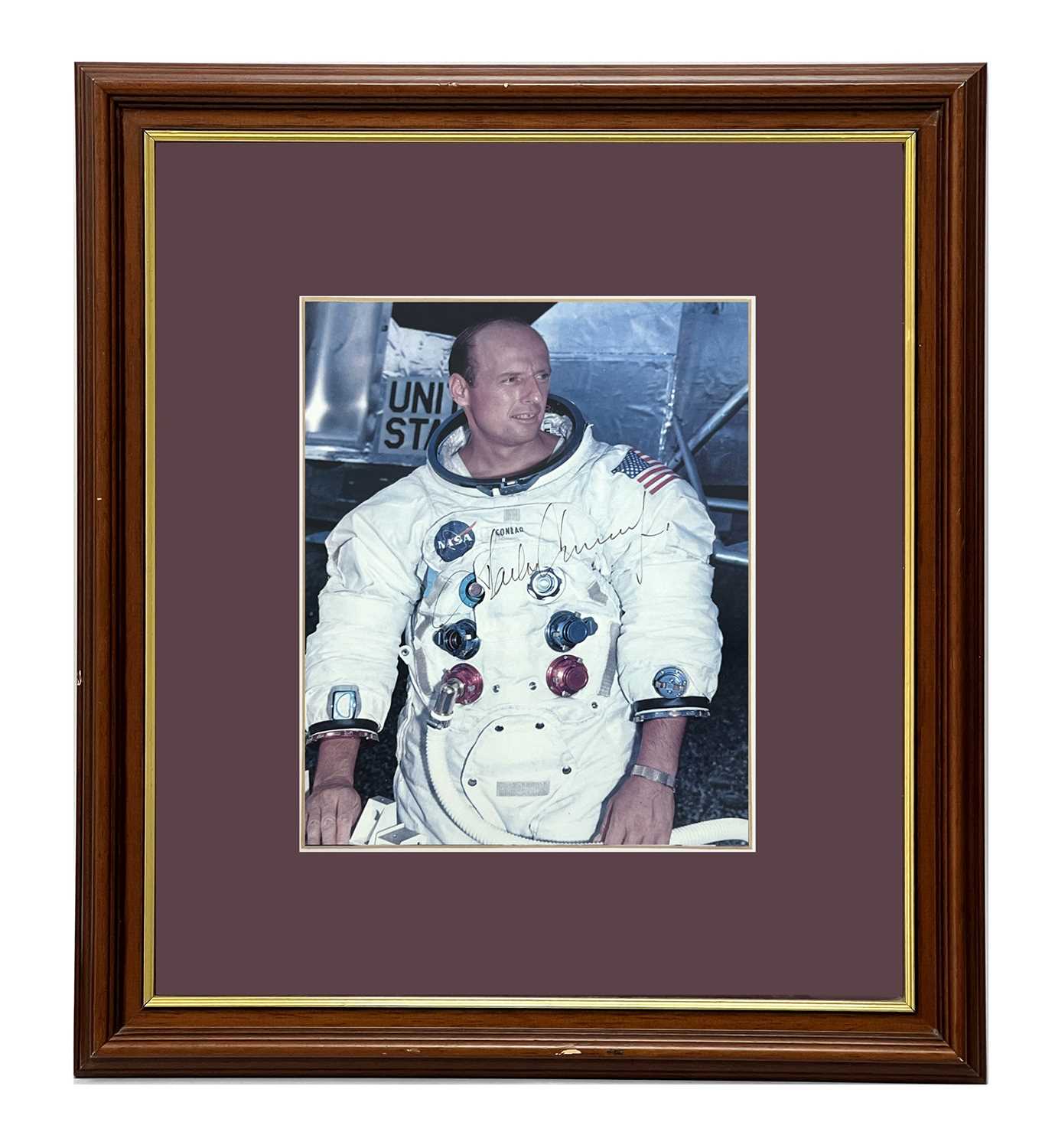 Lot 1400 - Apollo 12 Astronaut Pete Conrad, signed image...