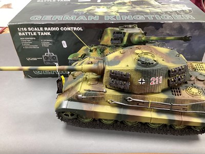 Lot 538 - Plastic Model 1/16 Scale Radio Control German...