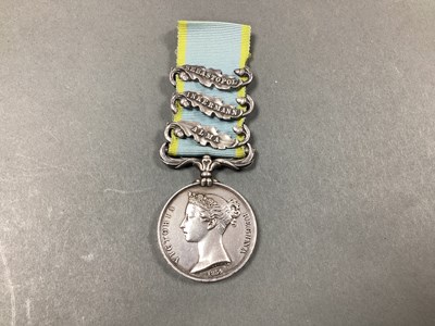 Lot 668 - Crimean War Crimea Medal 3 Clasps Alma,...