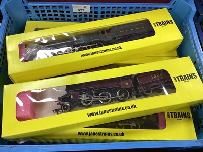 Lot 527 - Six boxed 00 gauge steam locomotives for...