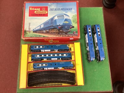 Lot 390 - Two Triang OO Gauge Blue Pullman Trains. One...