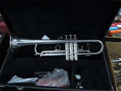 Lot 1428 - Trumpet Jazz Jerome Callet, New York. silver...