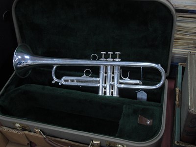 Lot 1428 - Trumpet Jazz Jerome Callet, New York. silver...