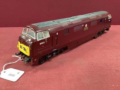 Lot 666 - An O gauge kit-based Warship class Diesel...