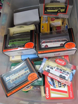 Lot 322 - Approximately Thirty Six Diecast Model Buses...