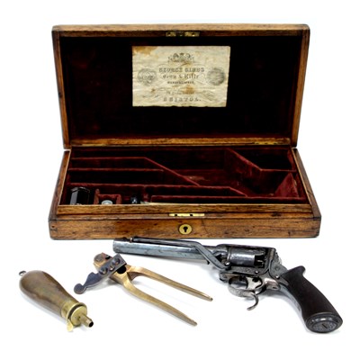 Lot 534 - Mid XIX Century Tranter 2nd Model 5 Shot Dual...