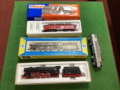 Lot 425 - Three HO Scale Continental Outline Locomotives...