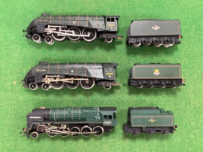 Lot 428 - Three Hornby OO Gauge Steam Outline...