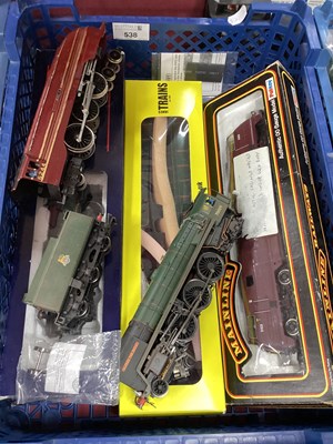 Lot 538 - Five OO gauge locomotives for spares or repair...