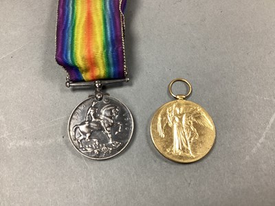 Lot 644 - WWI Duo British War Medal and Victory Medal,...