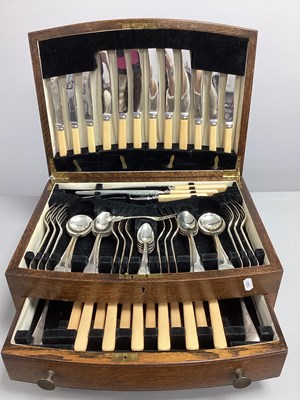 Lot 187 - J. Billam Ltd Sheffield; A Six Setting Canteen...