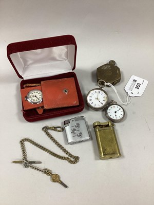 Lot 253 - A Hallmarked Silver Cased Openface Pocketwatch,...