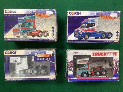 Lot 590 - Four Corgi 1:50 Scale Diecast Model Commercial...