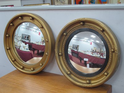 Lot 1365 - Mirrart Gilt and Bauble Framed Bulls Eye Wall...