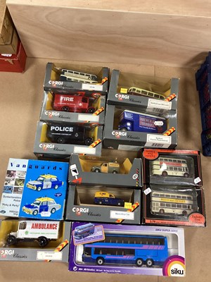 Lot 413 - Thirteen Diecast Model Vehicles by Corgi, EFE,...