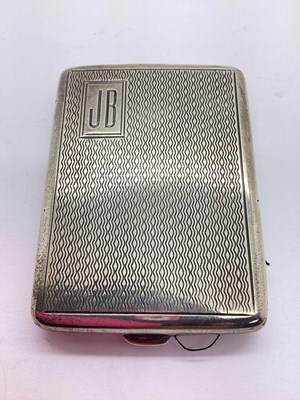 Lot 67 - A Hallmarked Silver Matchbook Case, of allover...