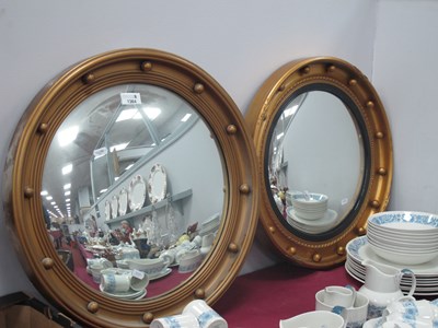 Lot 1364 - Mirrart Circular Wall Mirror, in gilt and...