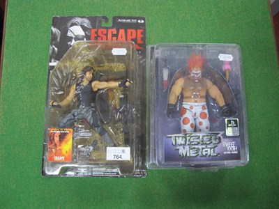 Lot 764 - Two Plastic Action Figures Comprising of DC...