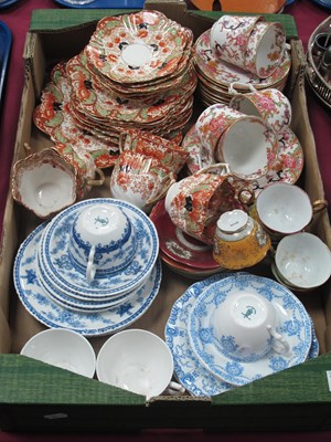 Lot 1236 - Royal Crown Derby Blue & White Tea Ware, of...