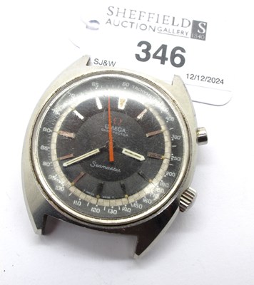 Lot 346 - Omega; Chronostop Seamaster Gent's Wristwatch...