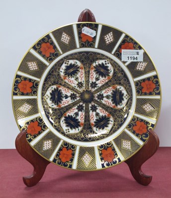 Lot 1194 - A Royal Crown Derby Imari 1128 pattern plate...