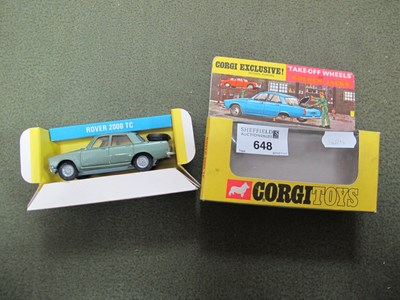 Lot 648 - Corgi Toys No. 275 Rover 2000TC, metallic...