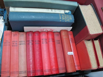 Lot 1343 - Books; many by Zane Grey printed by Hodder and...