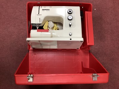 Lot 1025 - Bernina Sewing Machine 18111532, in red case....