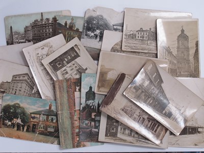 Lot 1248 - Old Sheffield Postcards - Four photographic of...