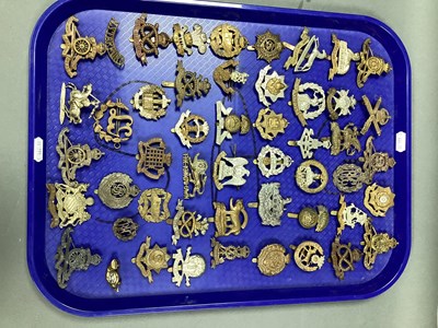 Lot 595 - Assortment of British Army Cap Badges,...