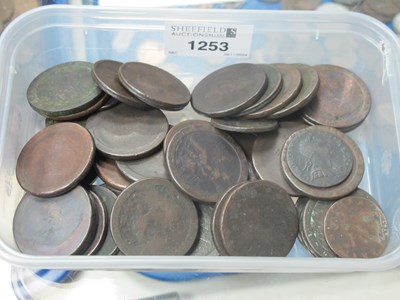 Lot 1253 - Large Collection Of XIX And XVII Century Coins,...