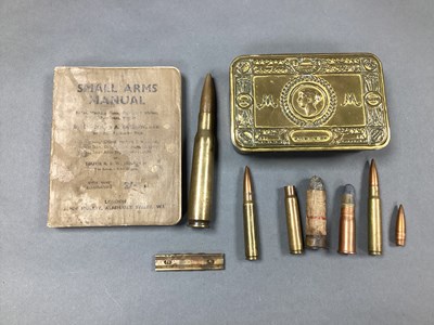 Lot 566 - WWI Princess Mary 1914 Gift Fund Box, various...