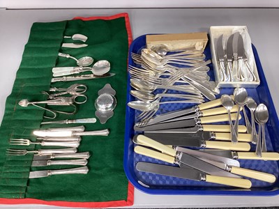 Lot 204 - An Assortment of Plated Flatware, to include...