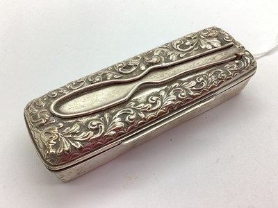 Lot 61 - An Antique Hallmarked Decorative Silver...