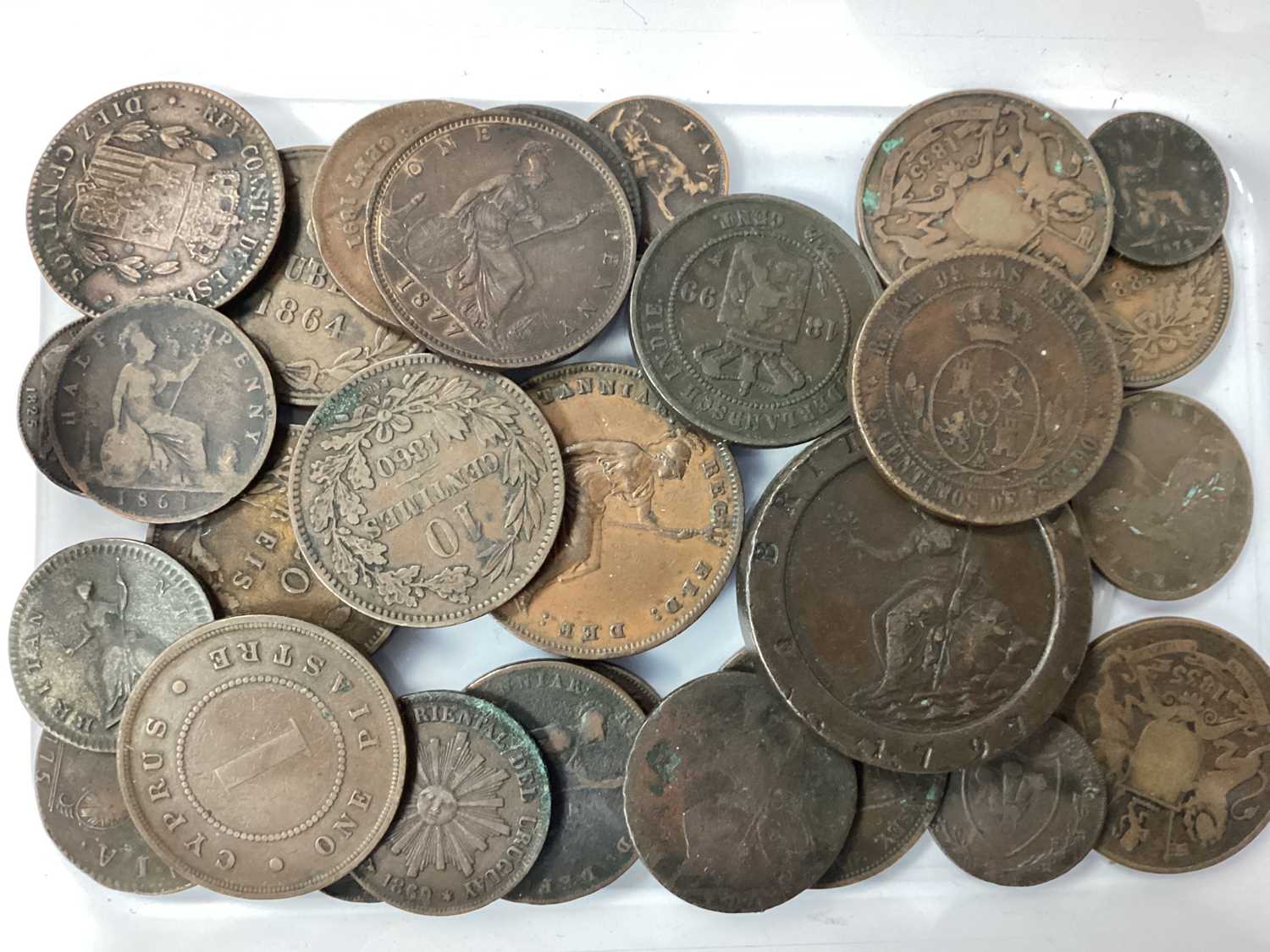 Lot 470 - Collection Of XIX And XVIII Century Coins,