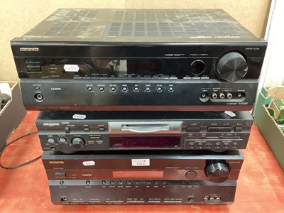 Lot 1012 - Audio - Onkyo Receiver TX SR508 and TX SR606,...