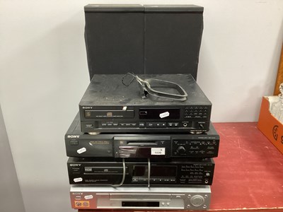 Lot 1039 - Sony Audio Mini-Disc Deck MDS-JE440 and...