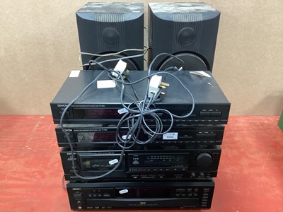 Lot 1009 - Denon Audio Tuner TU-26OL (x 2), cassette...