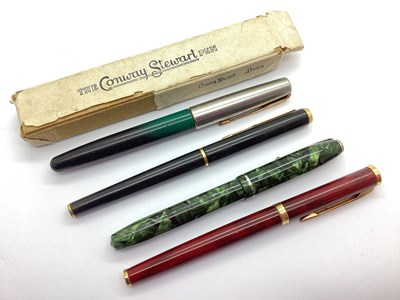 Lot 256 - A Small Collection of Pens, including Waterman...