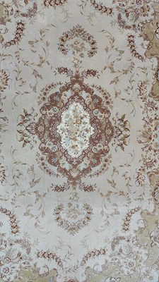 Lot 1463 - Persian Tassled Acrylic Rug, with allover...