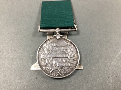 Lot 651 - Volunteer Long Service Medal EVII Adapted into...