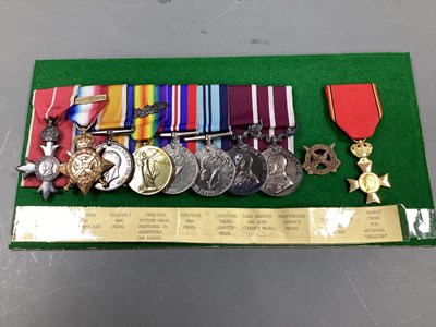 Lot 606 - WWI/WWII Medal Group, comprising Order of The...