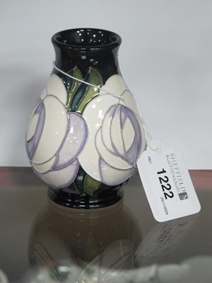 Lot 1222 - Moorcroft Pottery 'The White Rose' Vase,...